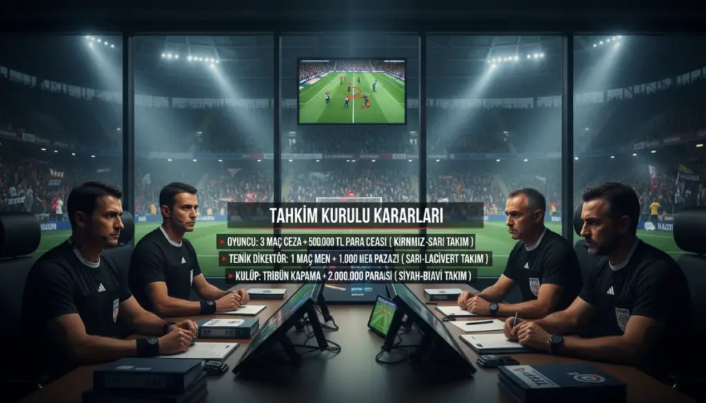 TFF Disiplin Kurulu’ndan Kulüplere Tarihi Yaptırım Kararları