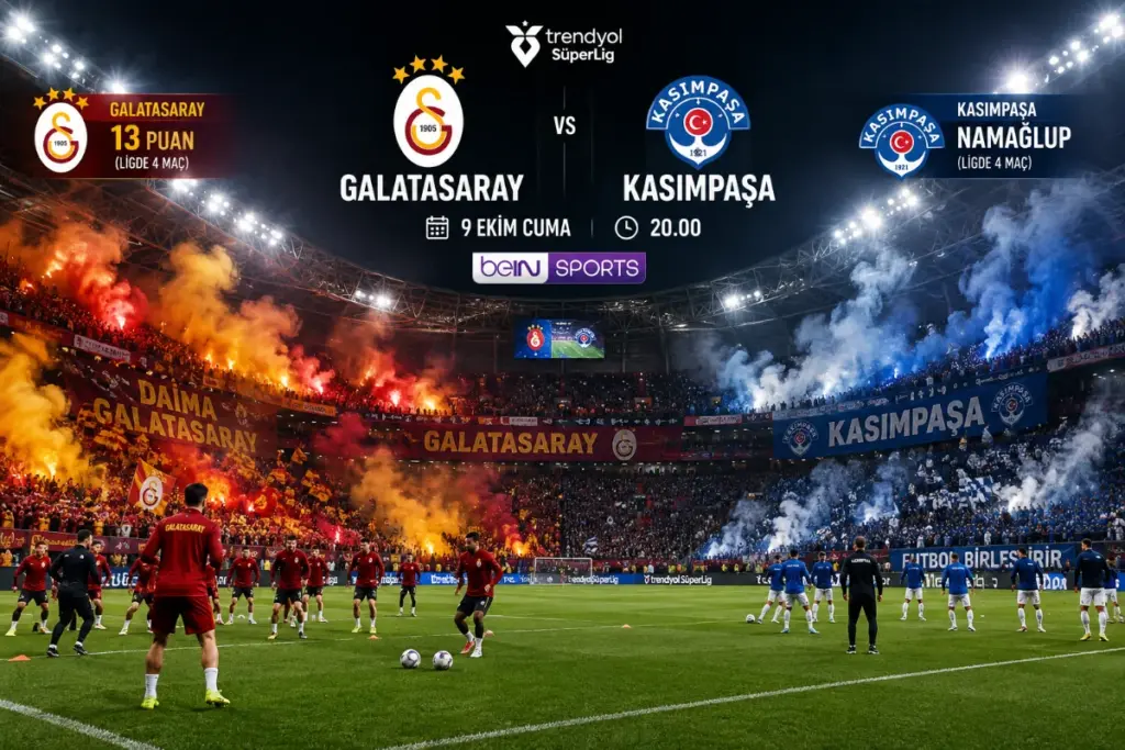 Süper Lig’de Dev Randevu: Galatasaray – Kasımpaşa Maç Analizi